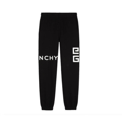 지방시 남성 슬림핏 자수 팬츠 - Givenchy Mens Slim Fit Embroidered Trousers - gic14136x