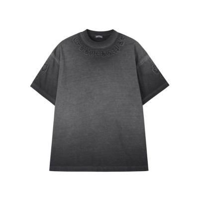 크롬하츠 남성 라운드 반팔티 - Chrom Hearts Mens Round Tshirt - chc14144x