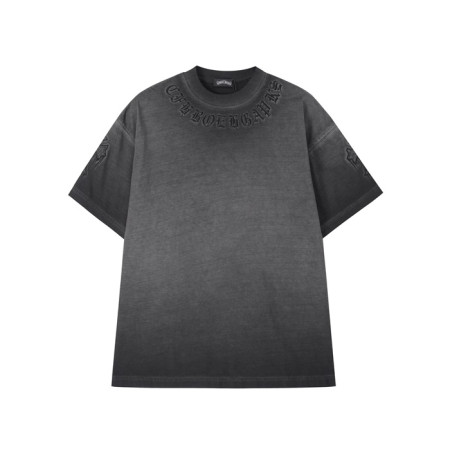 크롬하츠 남성 라운드 반팔티 - Chrom Hearts Mens Round Tshirt - chc14144x