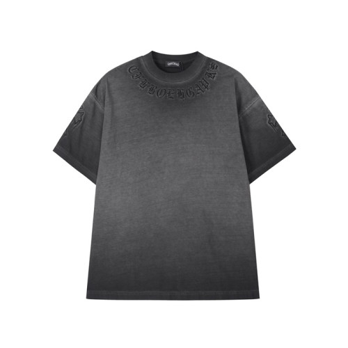 크롬하츠 남성 라운드 반팔티 - Chrom Hearts Mens Round Tshirt - chc14144x