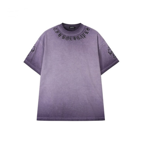 크롬하츠 남성 라운드 반팔티 - Chrom Hearts Mens Round Tshirt - chc14146x