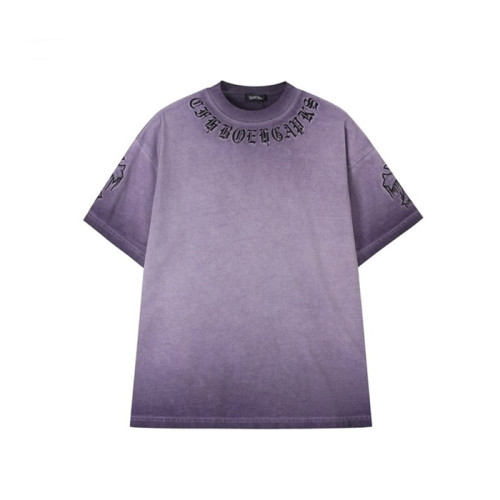 크롬하츠 남성 라운드 반팔티 - Chrom Hearts Mens Round Tshirt - chc14146x