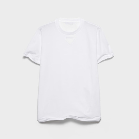 프라다 남성 라운드 반팔티 - Prada Mens Round Tshirt - prc14148x