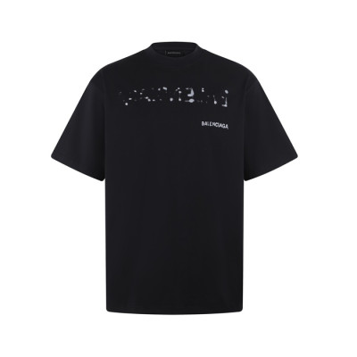 발렌시아가 남성 라운드 반팔 티셔츠 - Balenciaga Mens Round Tshirt - bac14155x