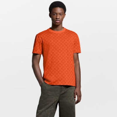 루이비통 남성 모노그램 반팔티 - Louis vuitton Mens Monogram Pattern Short-sleeved Tshirt - lvc14163x