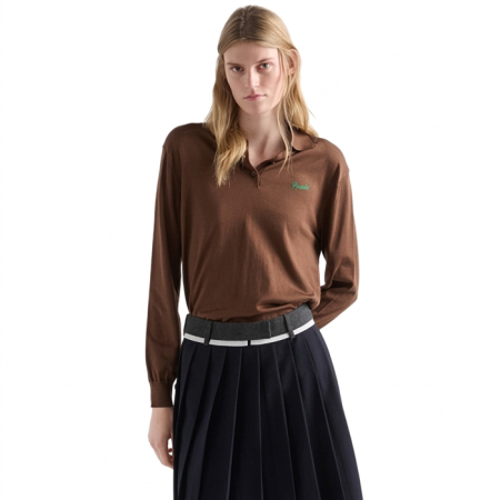 로로피아나 여성 폴로 스웨터 - Loro Piana Womens Polo Sweater - lpc14176x
