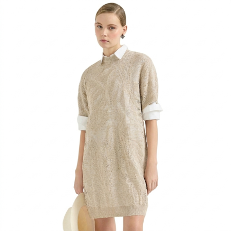 브루넬로쿠치넬리 여성 미니 드레스 - Brunello Cucinelli Womens Dazzling Water Lilies Mini Dress - brc14179x