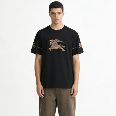 버버리 남성 라운드 반팔 티셔츠 - Burberry Mens Round Tshirt - buc14195x