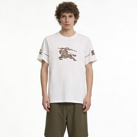 버버리 남성 라운드 반팔 티셔츠 - Burberry Mens Round Tshirt - buc14196x