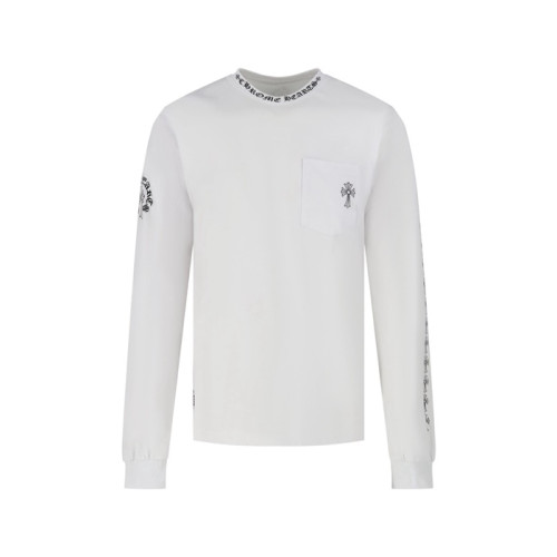 크롬하츠 남성 라운드 긴팔티 - Chrome Hearts Mens Round Tshirt - chc14201x