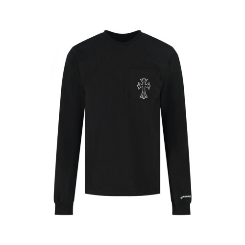 크롬하츠 여성 라운드 긴팔티 - Chrome Hearts Womens Round Tshirt - chc14204x