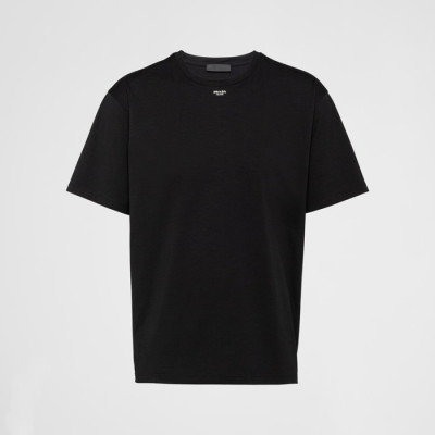 프라다 남성 라운드 반팔티 - Prada Mens Round Tshirt - prc14222x