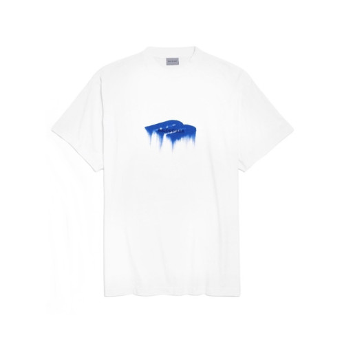 발렌시아가 남성 라운드 반팔 티셔츠 - Balenciaga Mens Round Tshirt - bac14241x