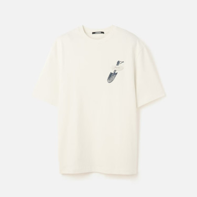 자크뮈스 남성 라운드 반팔티 - Jacquemus Mens Round Tshirt - jac14252x