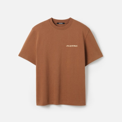 자크뮈스 남성 라운드 반팔티 - Jacquemus Mens Round Tshirt - jac14253x