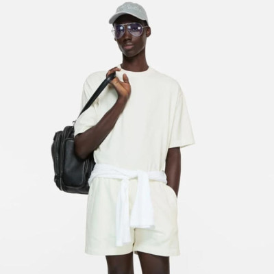 알렉산더왕 남성 라운드 반팔티 - Alexander wang Mens Rubber Logo Tshirt - alc14254x