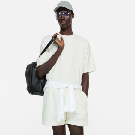 알렉산더왕 남성 라운드 반팔티 - Alexander wang Mens Rubber Logo Tshirt - alc14254x