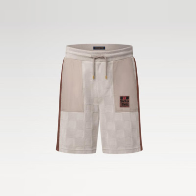 루이비통 남성 다미에 하이브리드 작업복 반바지 - Louis vuitton Mens Damier Hybrid Workwear Shorts - lvc14266x