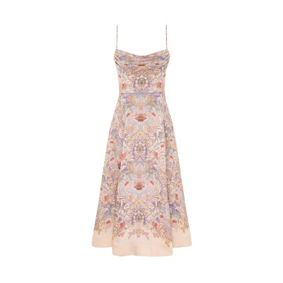 짐머만 여성 리벨리온 턱 미디 드레스 - Zimmermann Womens Rebellion Tuck Midi Dress - zic14273x