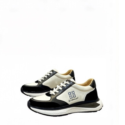 지방시 남성 레더 스니커즈 - Givenchy Mens Leather Sneakers - gis13843x