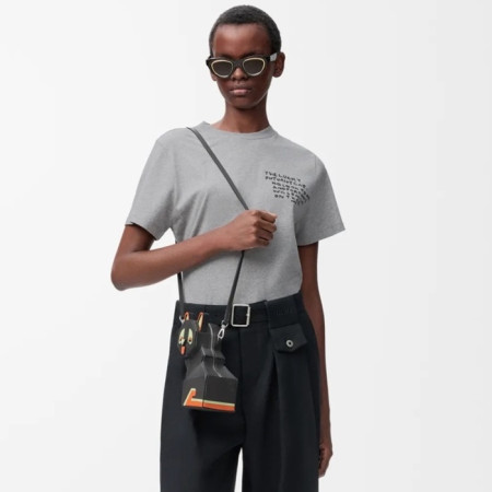 로에베 여성 라운드 반팔티 - Loewe Womens Round Tshirt - loc14316x