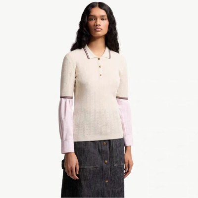 몽클레어 여성 폴로 반팔 티셔츠 - Moncler Womens Polo Tshirt - moc14322x