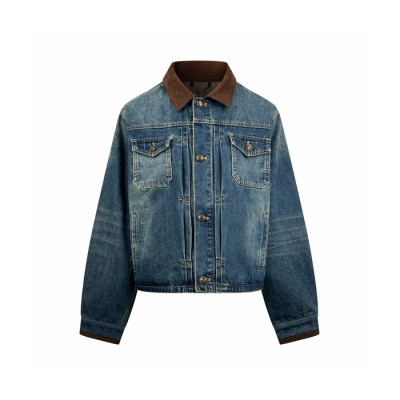 루이비통 남성 가죽 디테일 재킷- Louis vuitton Mens Leather Signature Detail Jacket - lvc14330x