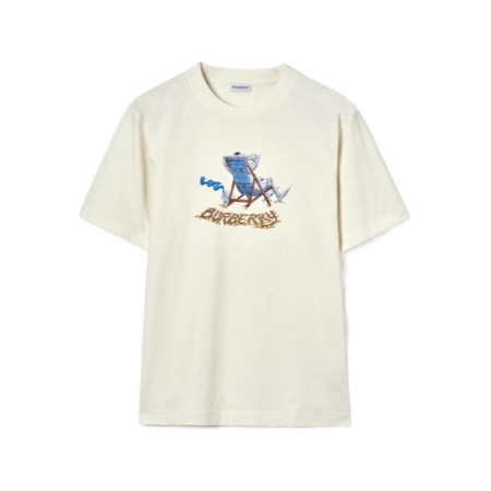 버버리 남성 비치 나이트 크루넥 티셔츠 - Burberry Mens Beach Knight Crewneck Tshirt - buc14335x