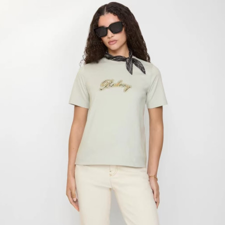 버버리 여성 반팔 티셔츠 - Burberry Womens Round Tshirt - buc14339x