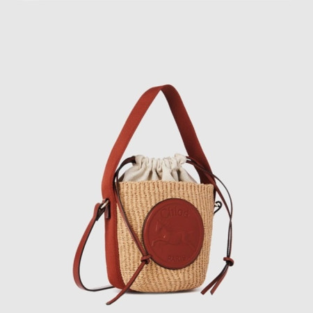 끌로에 여성 스몰 Horse Medal 바스켓 - Chloe Womens Small Horse Medal Basket - chb15049x