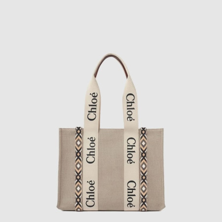 끌로에 여성 우디 미듐 토트 백 - Chloe Womens Woody Medium Tote Bag - chb15069x