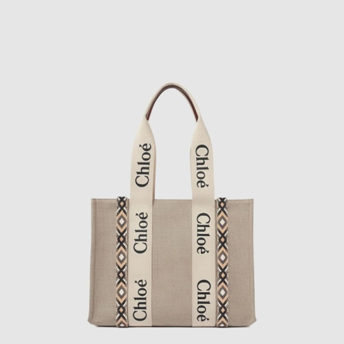 끌로에 여성 우디 미듐 토트 백 - Chloe Womens Woody Medium Tote Bag - chb15069x