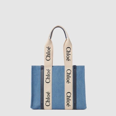 끌로에 여성 우디 미듐 토트 백 - Chloe Womens Woody Medium Tote Bag - chb15080x