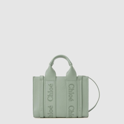 끌로에 여성 우디 스트랩 토트 백 스몰 - Chloe Womens Woody Strap Tote Bag Small - chb15084x