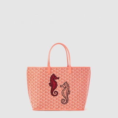 고야드 남/녀 블루 앙주 PM 해마 엠브로더이드 - Goyard Unisex Anjou Bag PM - gob15107x