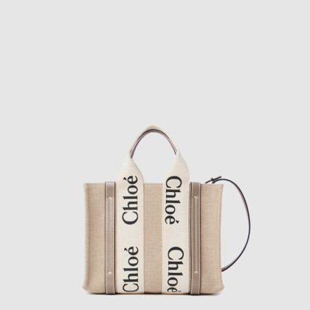 끌로에 여성 우디 스트랩 토트 백 스몰 - Chloe Womens Woody Strap Tote Bag Small - chb15124x