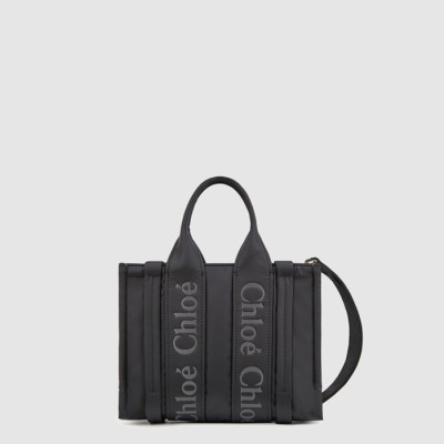 끌로에 여성 우디 스트랩 토트 백 스몰 - Chloe Womens Woody Strap Tote Bag Small - chb15146x