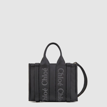 끌로에 여성 우디 스트랩 토트 백 스몰 - Chloe Womens Woody Strap Tote Bag Small - chb15146x