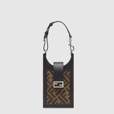 펜디 여성 바게트 폰 홀더 크로스백 - Fendi Womens Baguette Phone Holder Crossbody Bag - feb15250x