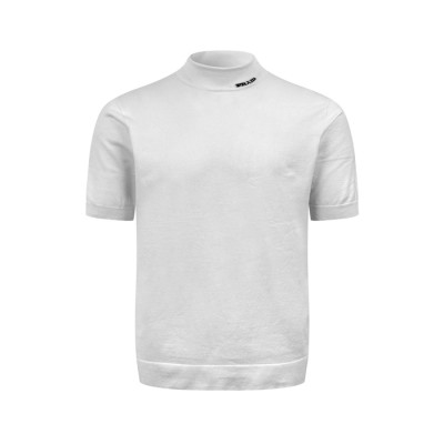 프라다 남성 터틀넥 반팔티 - Prada Mens Turtle Neck Tshirt - prc14344x