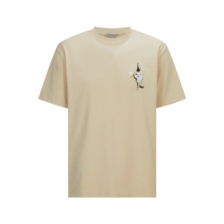 디올 남성 자수 티셔츠 - Dior Mens Tshirt with Embroidery Relaxed Fit - dic14351x