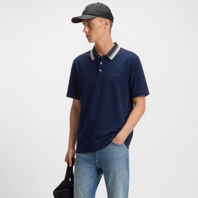 로로피아나 남성 폴로 반팔티 - Loro Piana Mens Polo Tshirt - lpc14368x