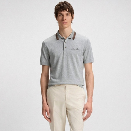로로피아나 남성 폴로 반팔티 - Loro Piana Mens Polo Tshirt - lpc14370x