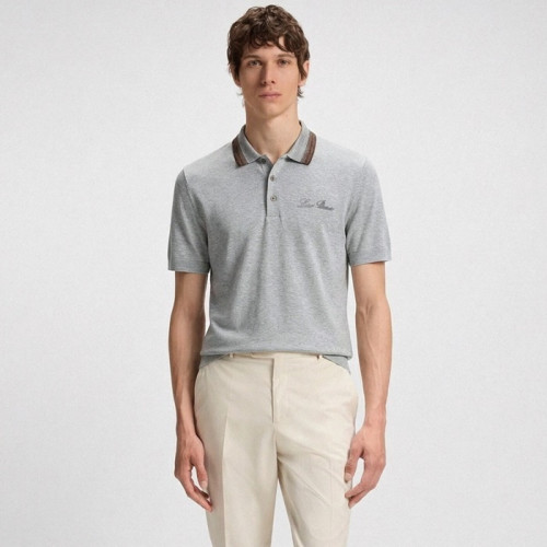 로로피아나 남성 폴로 반팔티 - Loro Piana Mens Polo Tshirt - lpc14370x