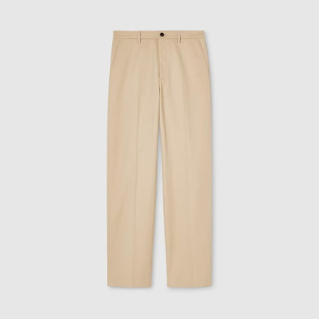 구찌 남성 자수 트윌 팬츠 - Gucci Mens Embroidery Twill Pants - guc14373x