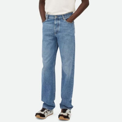 보테가 베네타 남성 빈티지 인디고 스트레이트 진 - Bottega veneta Mens Vintage Indigo Straight Jeans - bvc14375x