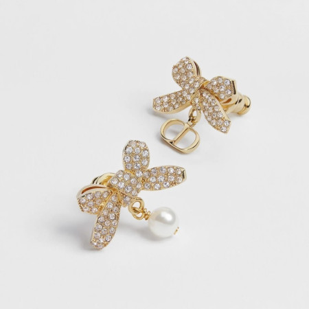 디올 여성 델리케이트 보우 이어링 - Dior Womens Delicate Bow Earrings - acc7206x