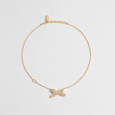 디올 여성 델리케이트 보우 네크리스 - Dior Womens Delicate Bow Necklace - acc7208x