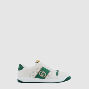 구찌 남/녀 스크리너 레더 스니커즈 - Gucci Unisex Screener Leather Sneakers - gus13885x