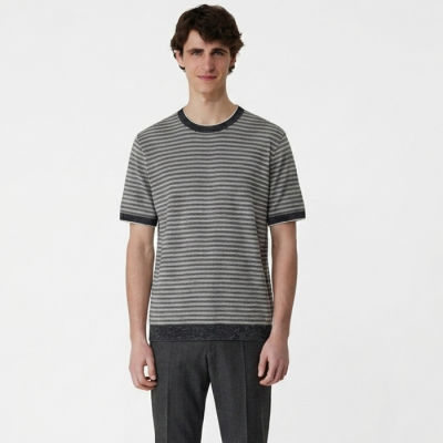 로로피아나 남성 라운드 반팔티 - Loro Piana Mens Round Tshirt - lpc14391x